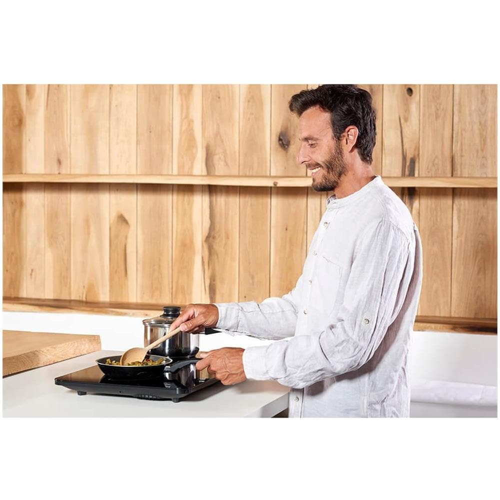 Piano Cottura White & Broun a Induzione 2 Zone Cottura da 65 cm Colore Nero - Foto 5