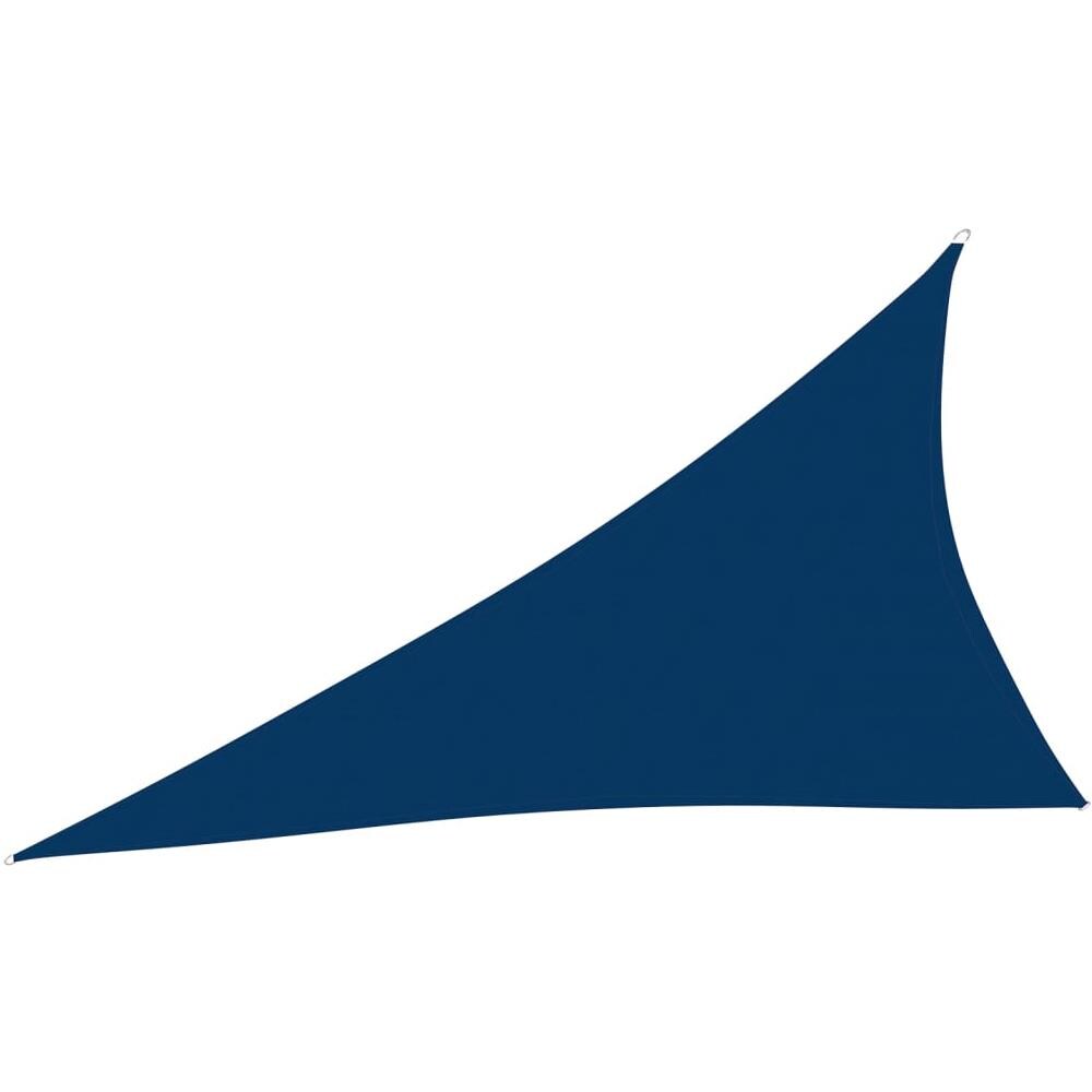 Parasole a Vela Oxford Triangolare 4x5x6,4 m Blu - Foto 1