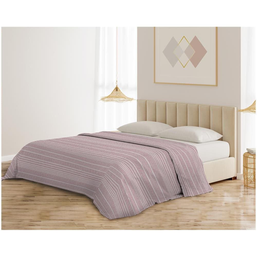 Copriletto, Copridivano, Telo Copritutto Multiuso Per Arredo - Irene Rosa - 210x250 Cm - Foto 1