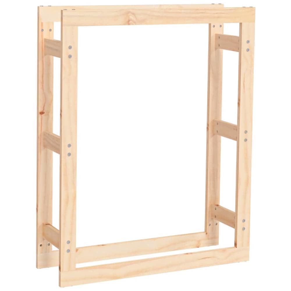 Portalegna 80x25x100 cm in Legno Massello di Pino - Foto 1