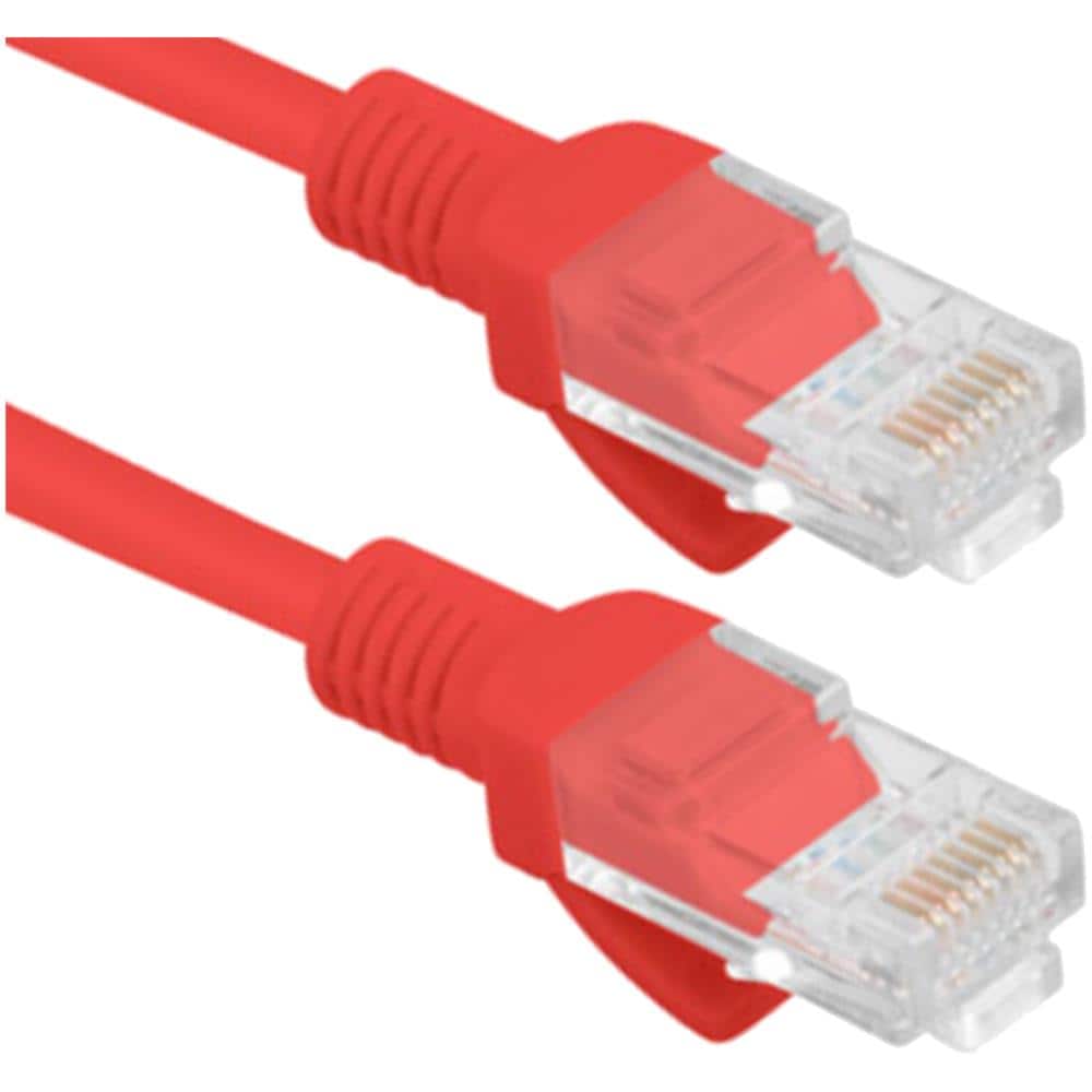 Cavo Di Rete Ethernet Utp Cat. 5e Rosso 1m - Foto 2