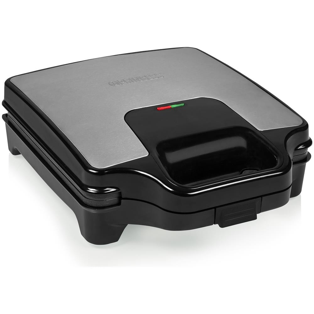 Sandwich Maker Supreme XXL con Capacità 4 Fette Potenza 1600 W Colore Nero/Acciaio Inossidabile  - Foto 2