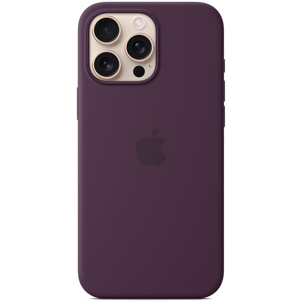 iPhone 16 Pro Max Silicone Case MagSafe Plum MYYW3ZM /A - Foto 1