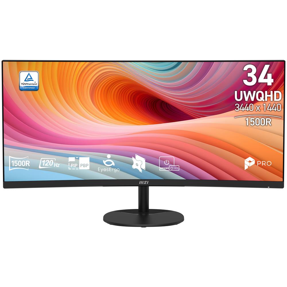 Monitor Curvo 34 Led Va Uwqhd 21:9 1500r 120hz 1ms, - Foto 1