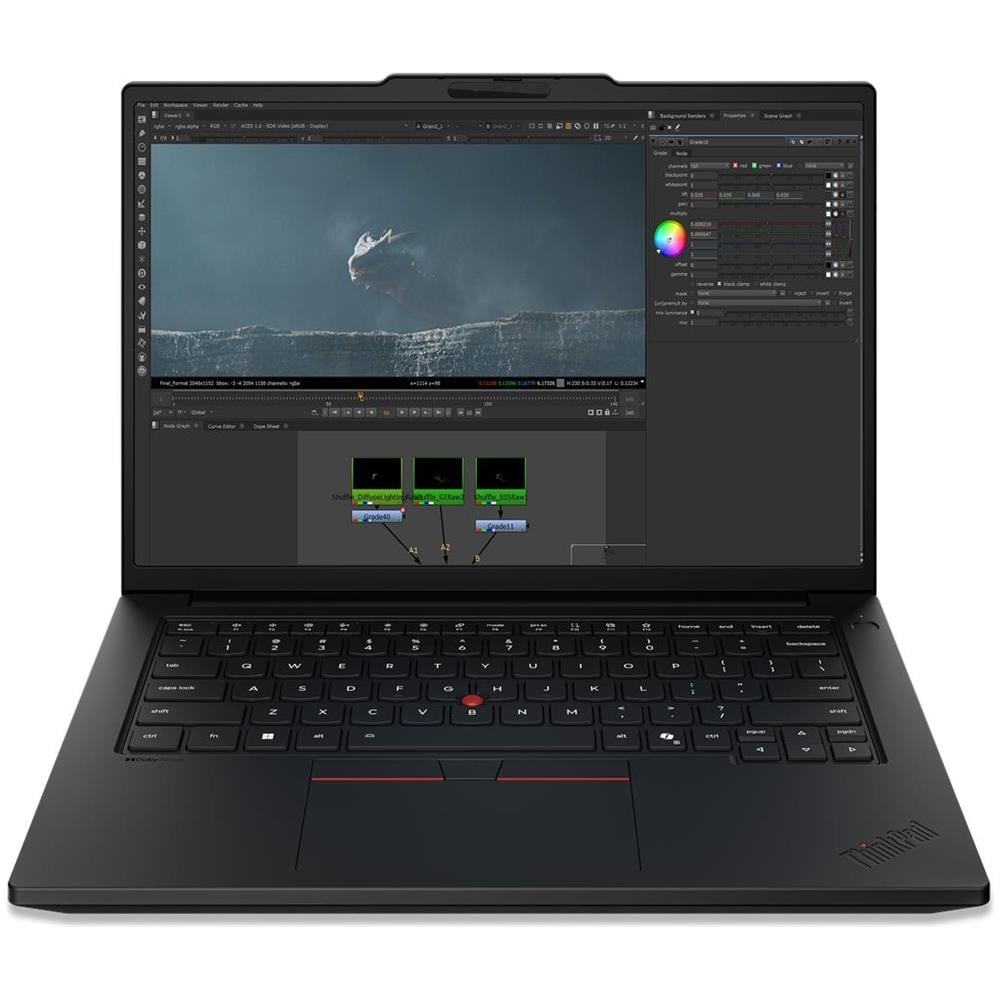 THINKPAD P14s GEN7 Copilot+ PC WORKSTATION MOBILE 14.5" WUXGA INTEL CORE ULTRA 7 356H RAM 32GB-SSD 1TB NVMe-NVIDIA RTX PRO 500 Blackwell 6GB-WI-FI 7 + GIGABIT LAN-WIN 11 PROF NERO (21XJ004SIX) - Foto 1