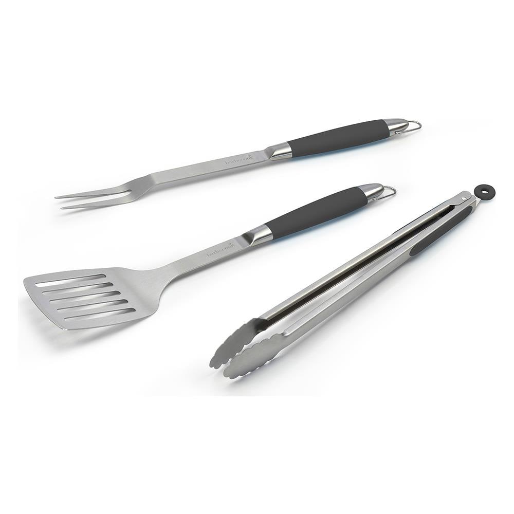 Set Di 3 Posate Con Manico Nero 2230036030 - Foto 1