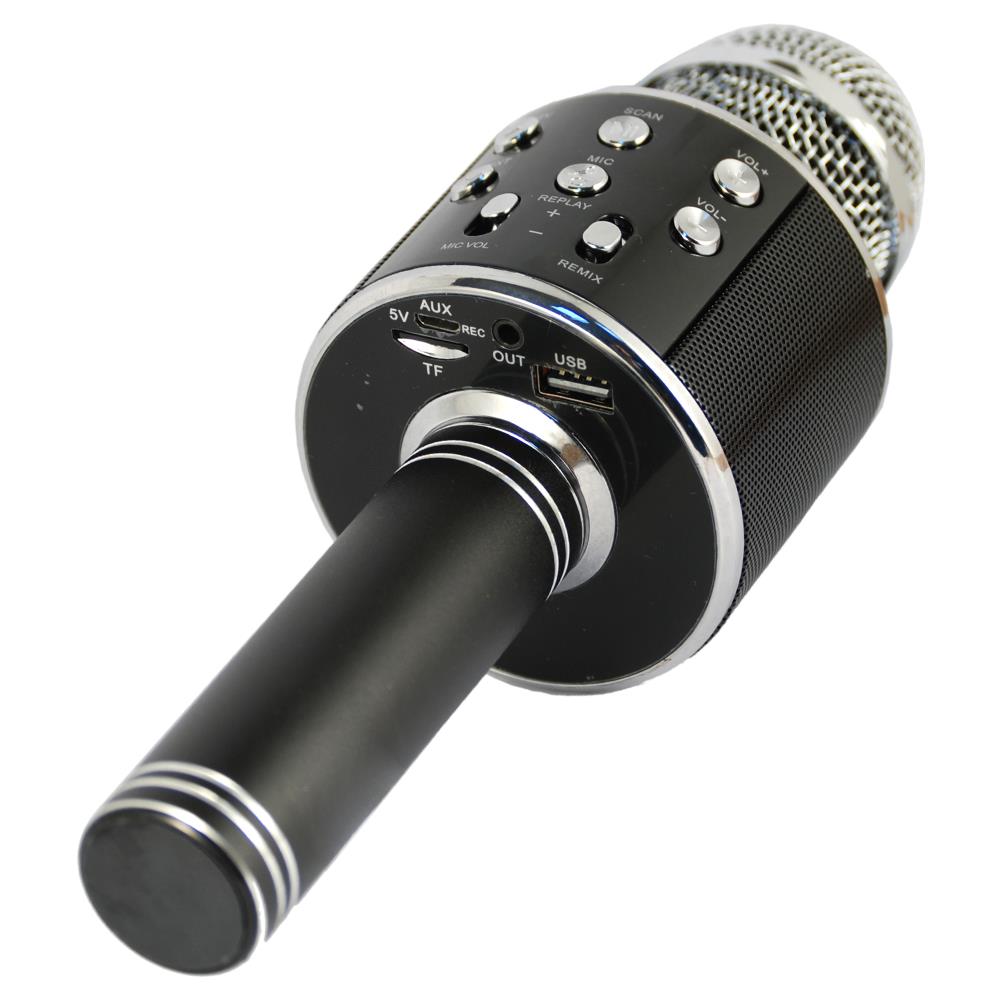 Microfono Karaoke Bluetooth Con Speaker Hollywood Nero - Foto 2