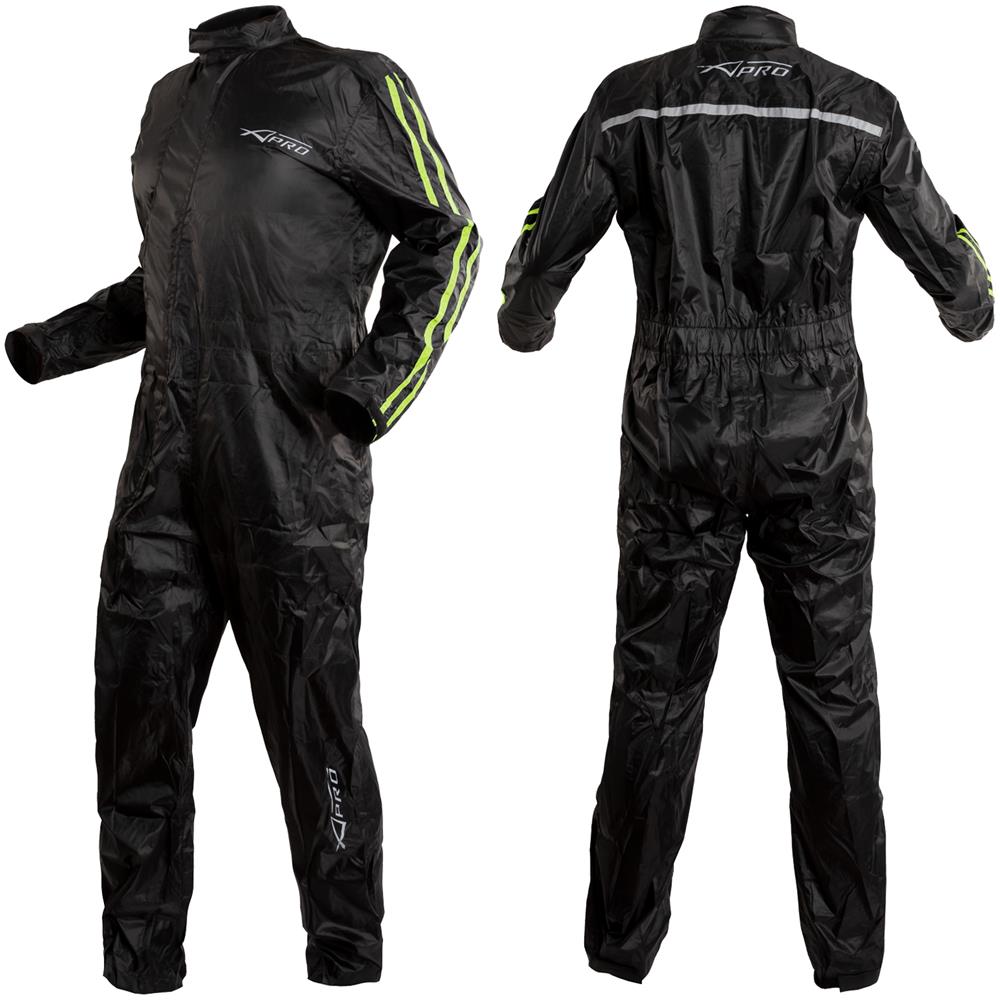 Tuta Impermeabile Completo Moto Anti Pioggia Cerata Scooter Antiacqua Fluo Xxl - Foto 2