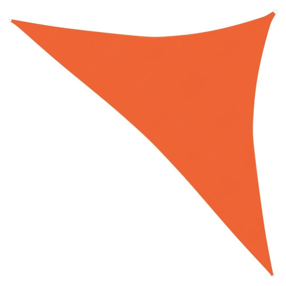 Vela Parasole 160 g / m² Arancione 3x3x4,2 m in HDPE - Foto 1