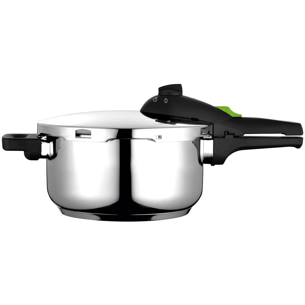 Rapid Xpress 4 Pentola A Pressione 4 L, Induzione, Acciaio Inox. 18/10, 2 Livelli Pressione Argento - Foto 1