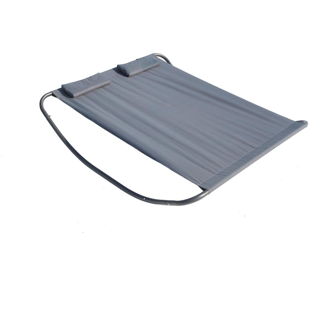 Sdraio A Dondolo 2 Persone Grigio Coachella - Foto 1