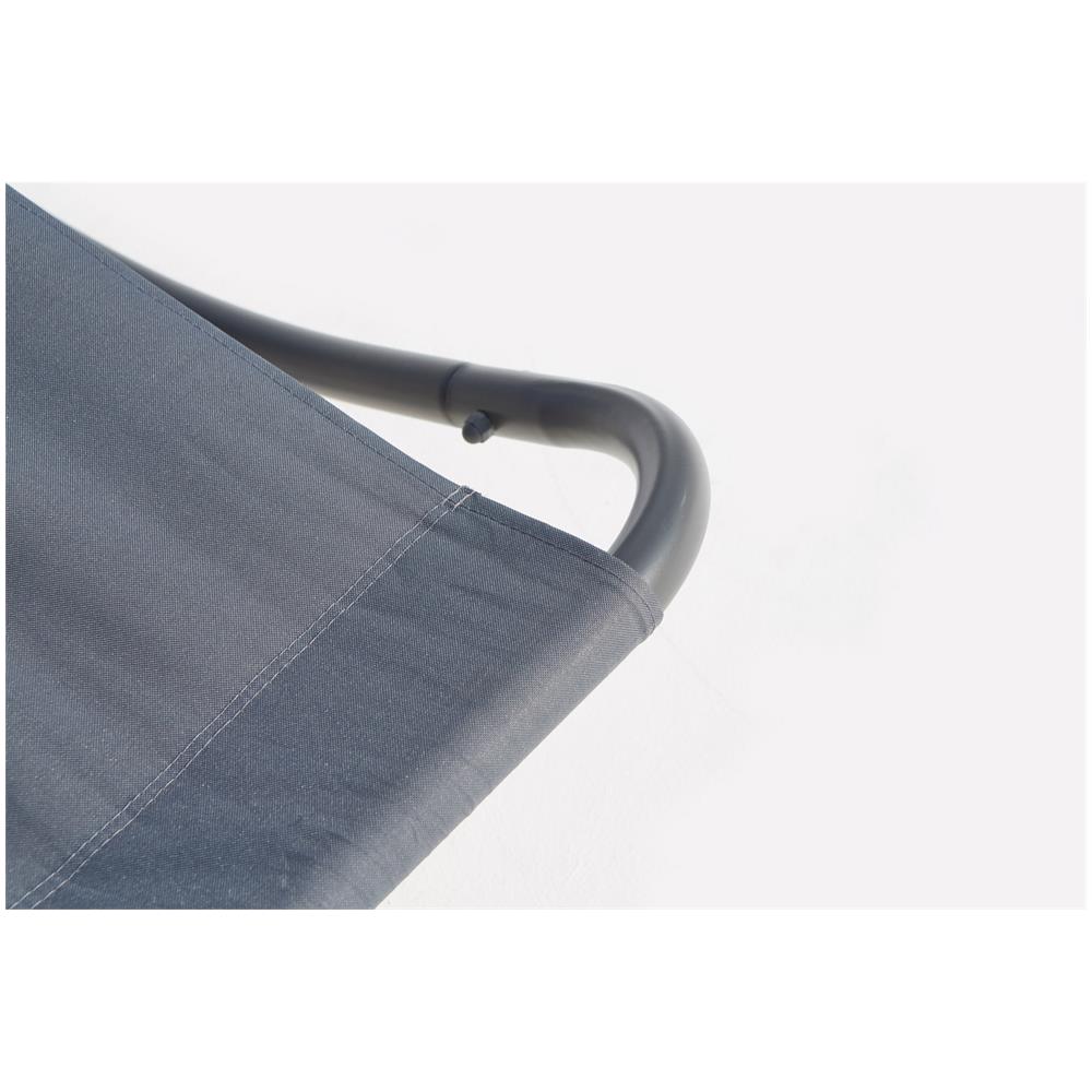 Sdraio A Dondolo 2 Persone Grigio Coachella - Foto 8