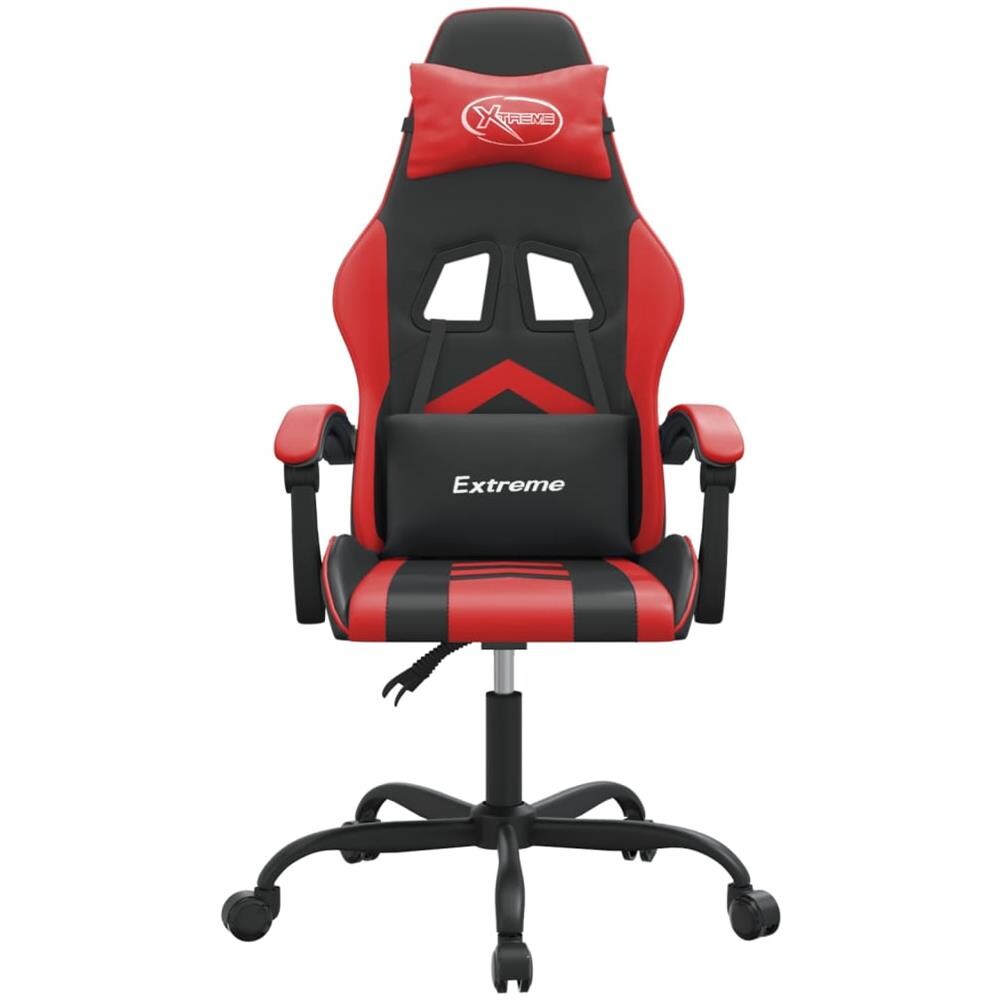 Sedia Da Gaming Nera E Rossa In Similpelle - Foto 3