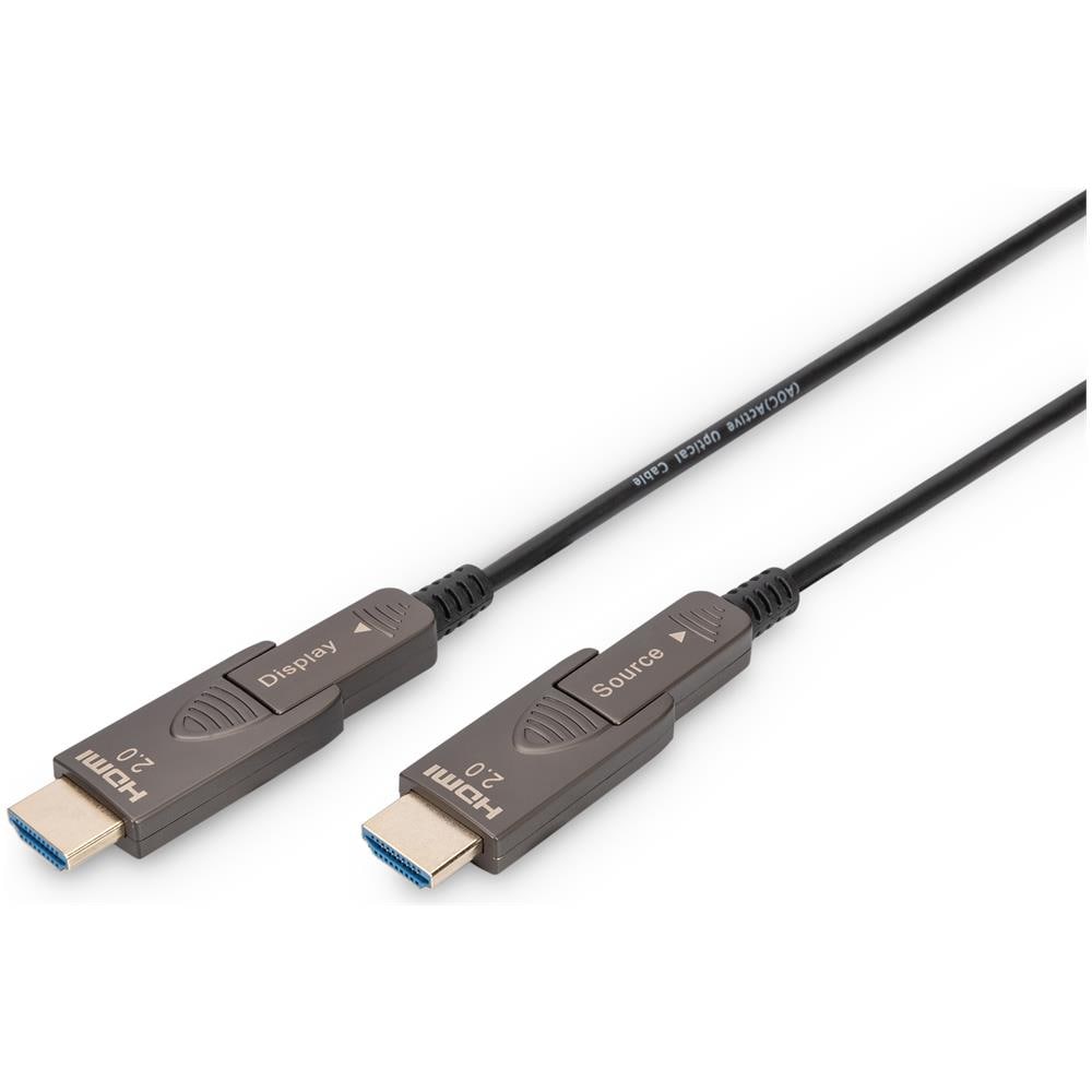 Cavo in fibra ottica ibrido 4K - HDMI AOC con 15m connettore rimovibile - Foto 1