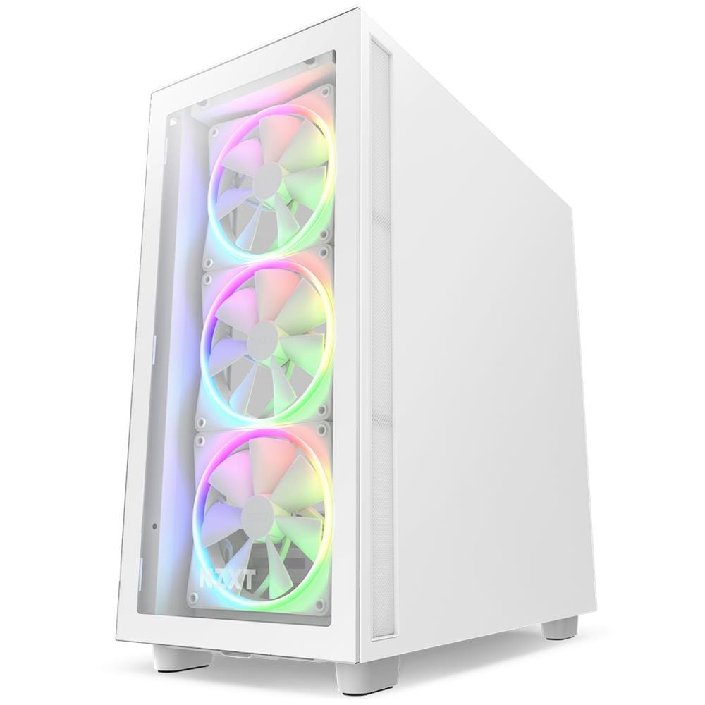 Case H7 Elite Midi Tower ATX, micro ATX, Mini-ATX 4 Porte USB 3.2 Colore Bianco (Finestrato) - Foto 2
