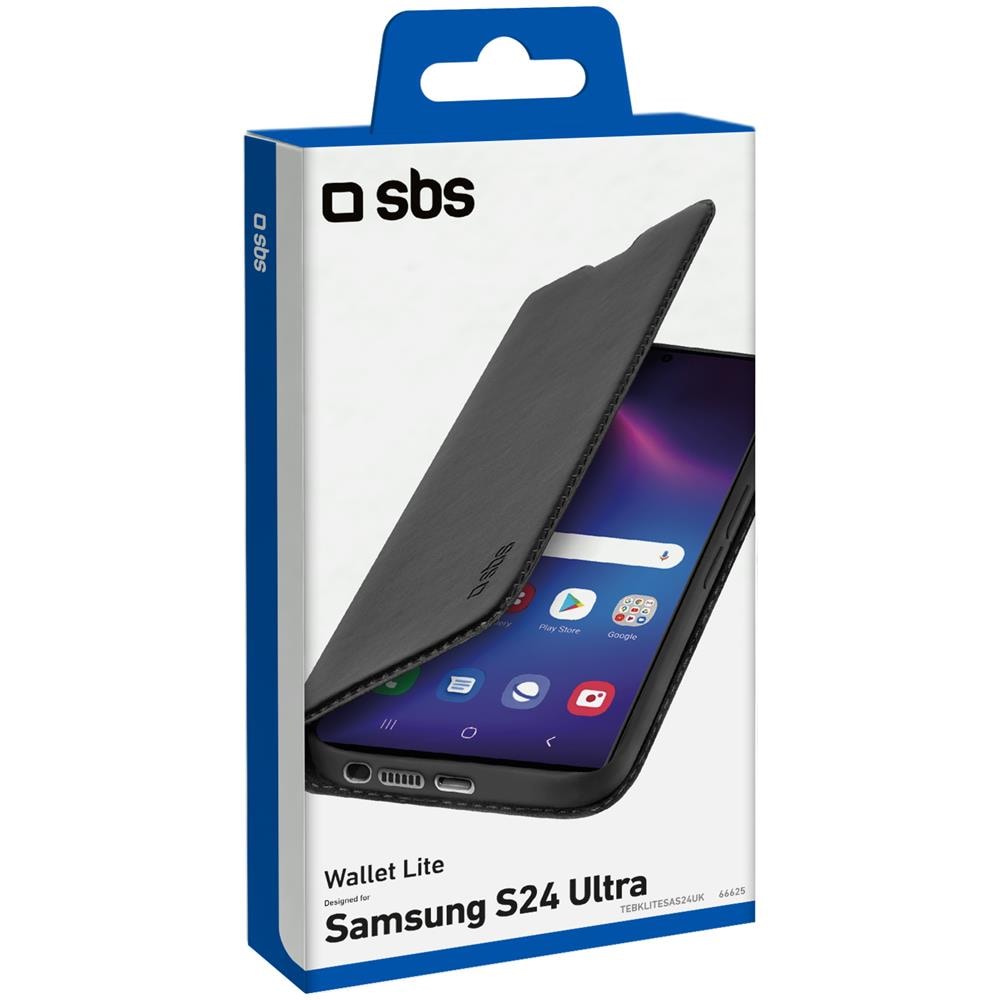 TEBKLITESAS24UK custodia 17,3 cm (6.8"") Custodia a borsellino Nero per Galaxy S24 Ultra - Foto 2