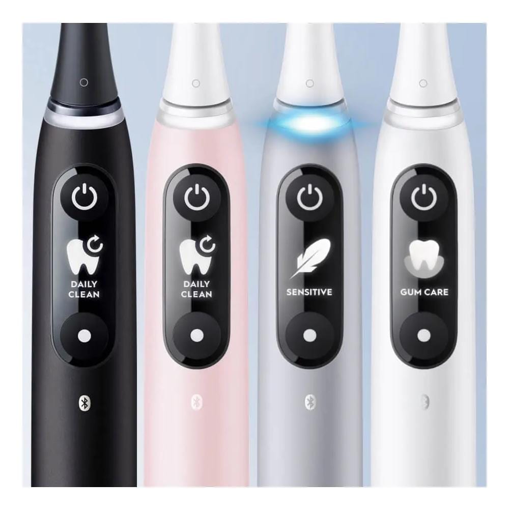 Spazzolino Rotante Oral-B iO Series 6 con 5 Modalità Timer Integrato Colore Nero - Foto 2