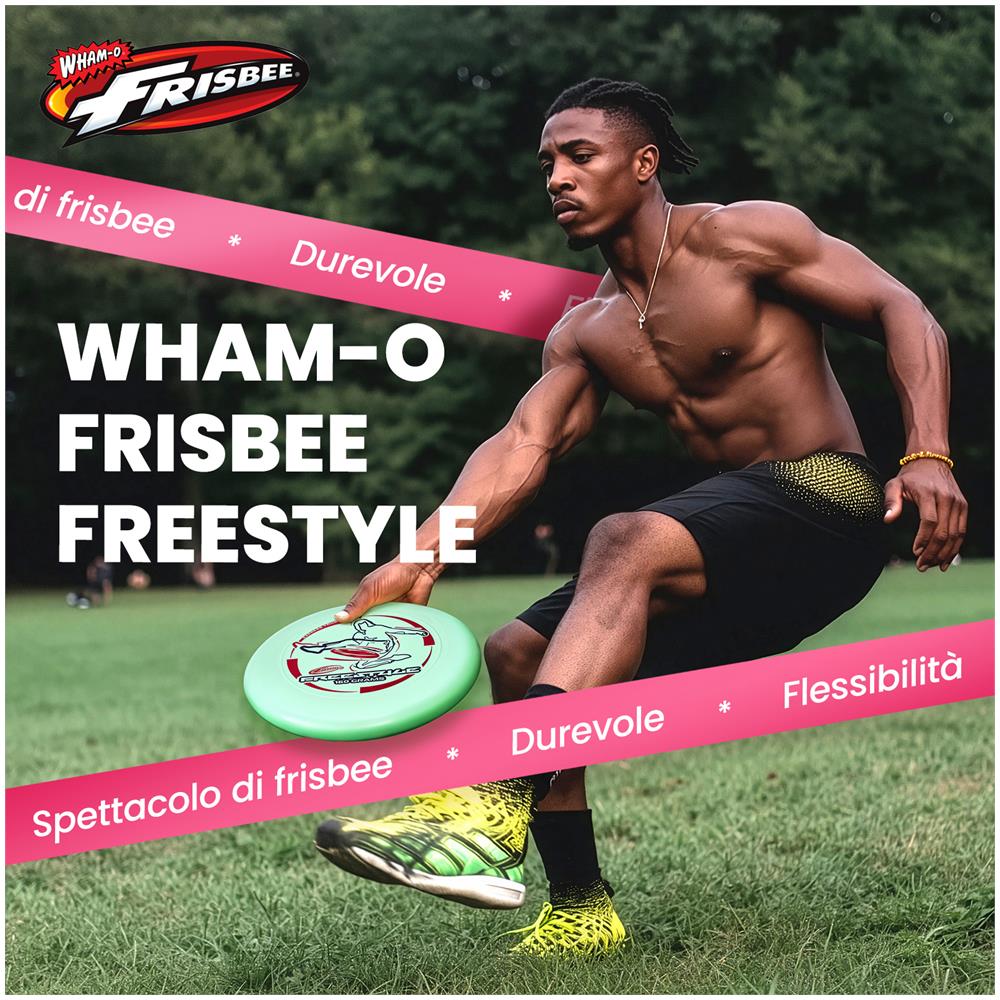 Frisbee Freestyle 160g Disco volante, divertimento all'aperto -2 Pack - Foto 2