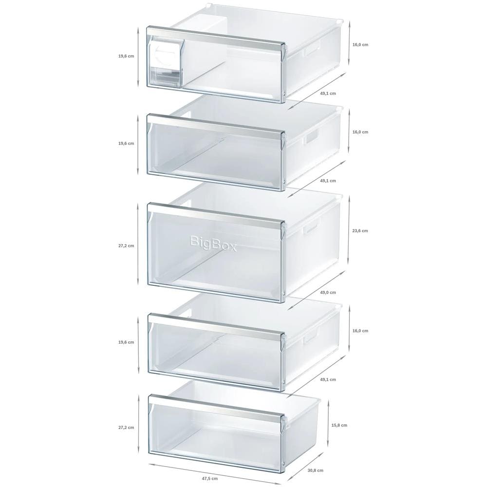 GS51NAWCV Congelatore verticale Libera installazione 290 L Bianco - Foto 9