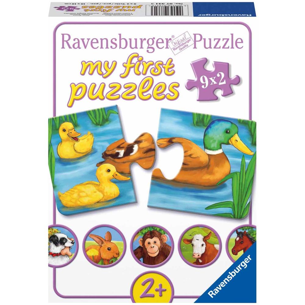 Puzzle Myfirst Simpatici Animali 9 x 2 pz 18 x 10 cm 07331 - Foto 2