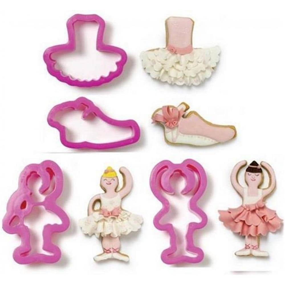 Set 2 Tagliapasta Ballerina E Tutù - Foto 1