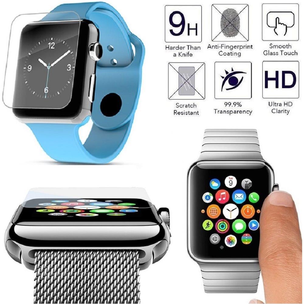 TrAdE shop Traesio® - Pellicola In Vetro Temperato Trasparente Per Orologio Apple  Watch 38mm E 42mm - 42mm - ePRICE