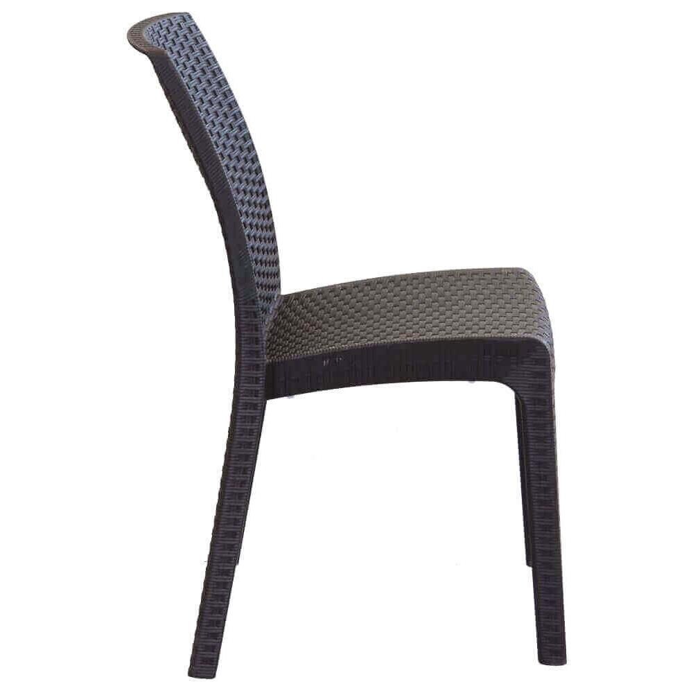 Alma - Sedia Da Giardino Impilabile In Wicker Stampato - Foto 2