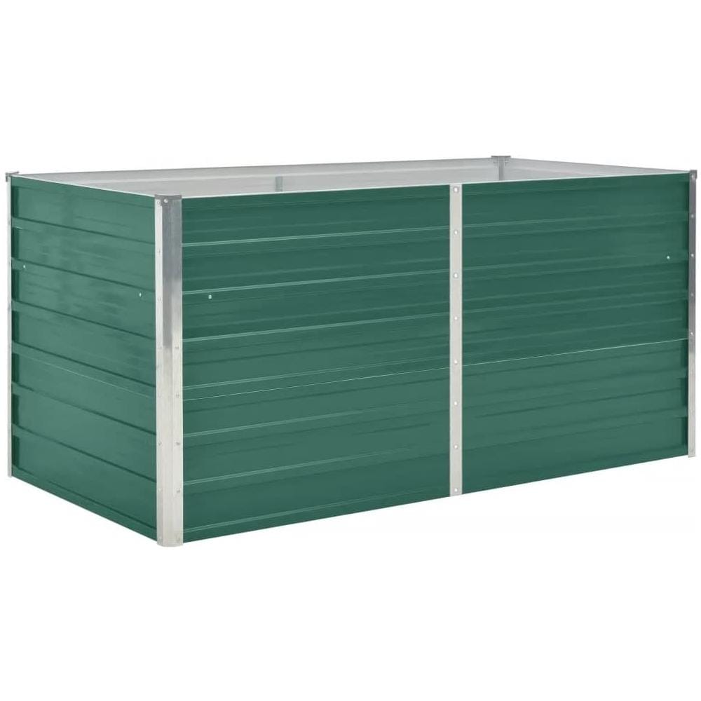 Letto Di Coltura Rialzato 160x80x77 Cm In Acciaio Zincato Verde - Foto 1