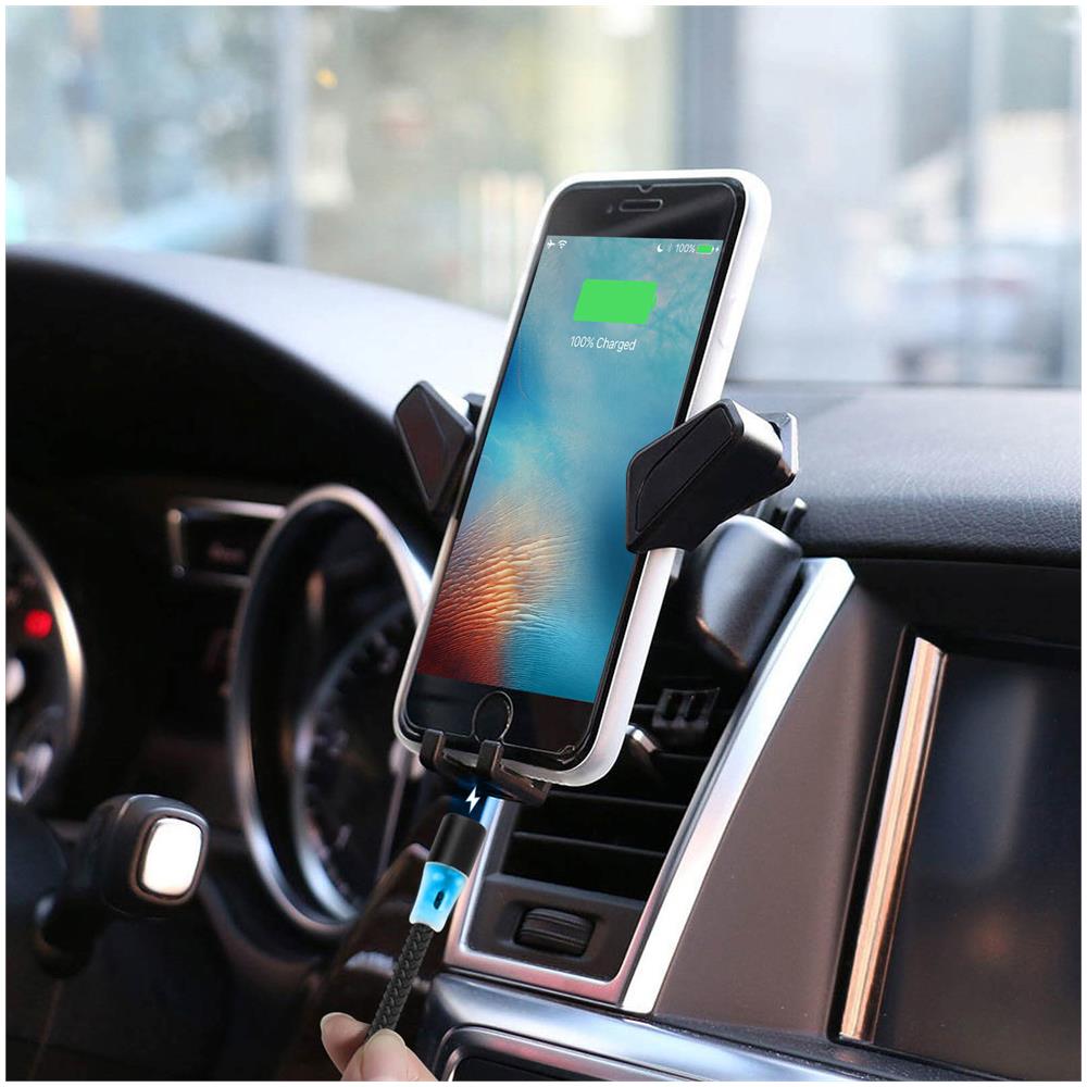 Cavo Da Usb A Lightning, Carica Da Usb-c E Micro-usb E Synchro 2.4a 1.2m Nero - Foto 2