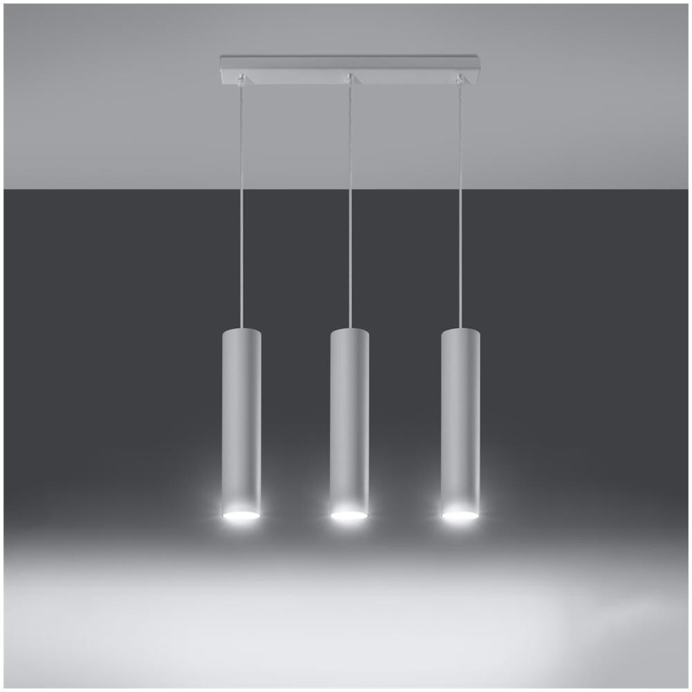 Lagos 3 - Lampadario In Acciaio, Colore: Bianco - Foto 16