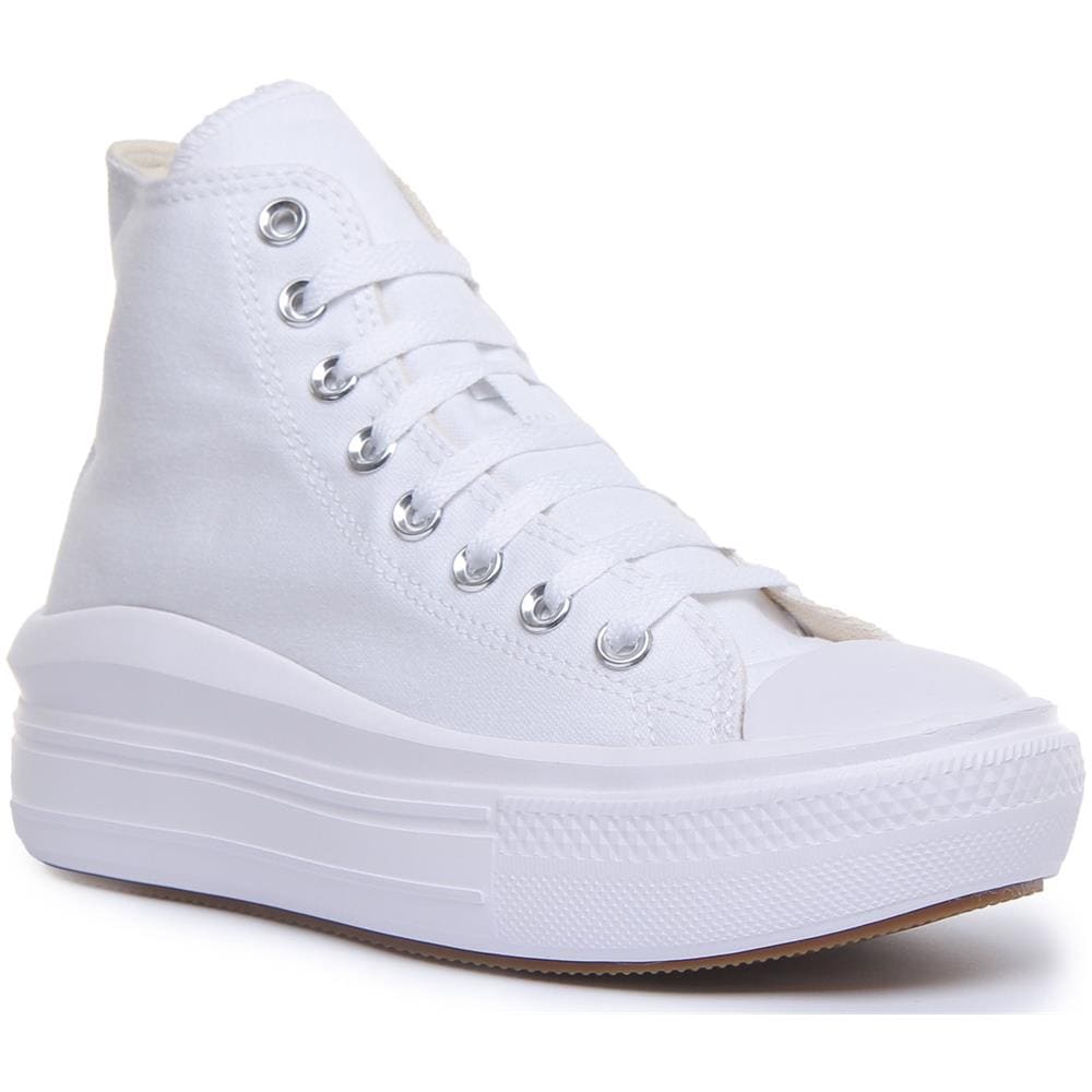 568498c Ct All Star Hi Trainer Donna Taglia 36 Colore Bianco - Foto 1