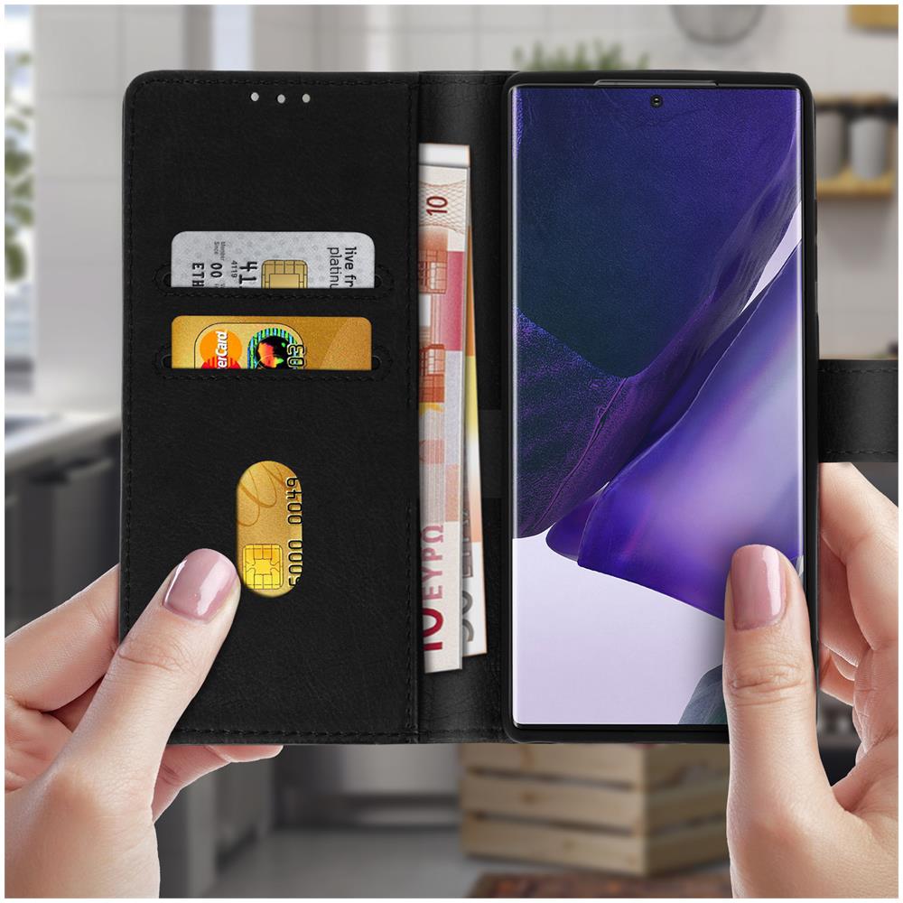 Custodia Per Samsung Galaxy Note 20 Ultra Portadocumenti Funzione Supporto - Foto 2