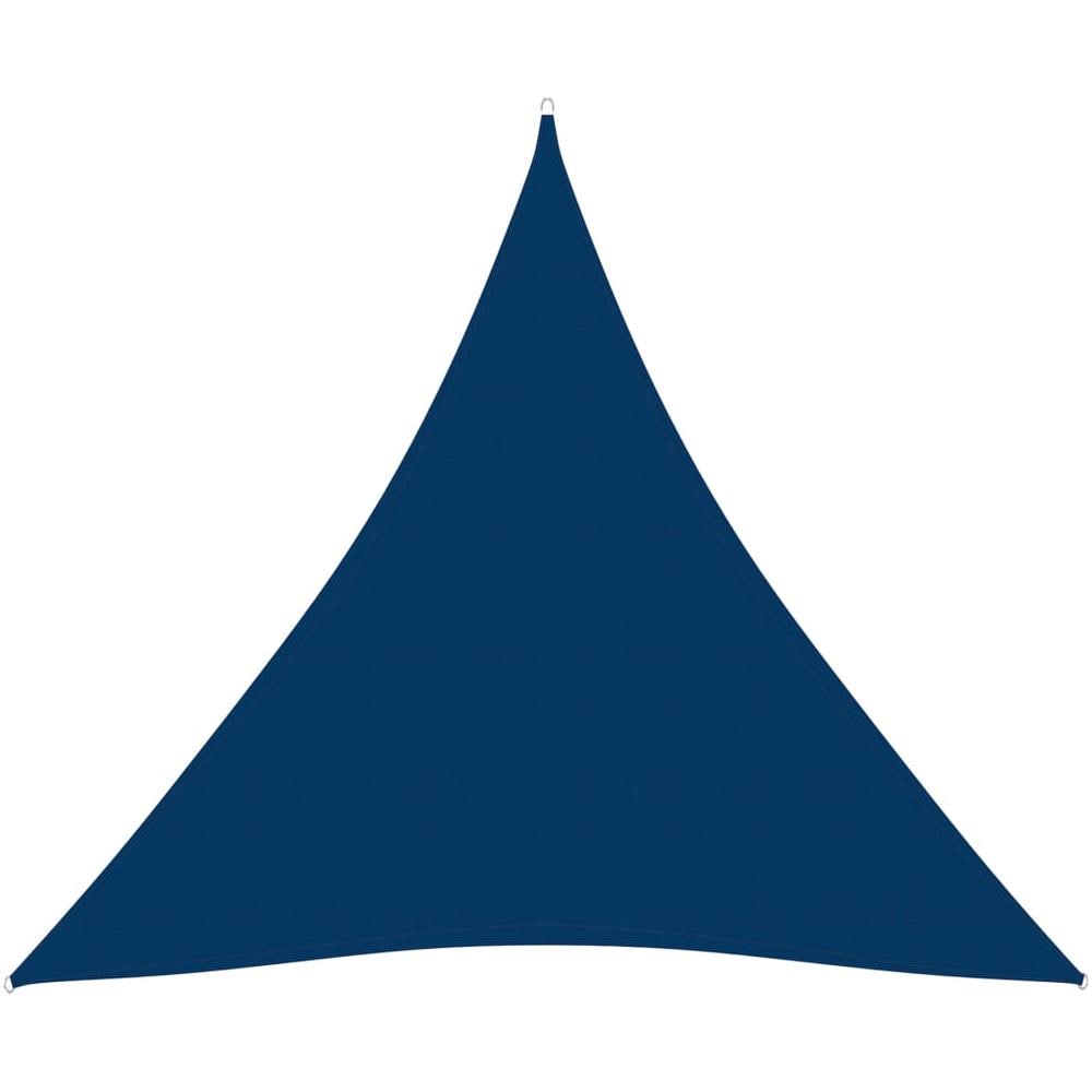 Parasole a Vela Oxford Triangolare 4x5x5 m Blu - Foto 1