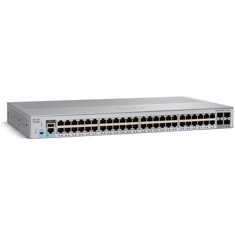 Switch Serie CATALYST 2960L con 48 Porte Gigabit Ethernet 10/100/1000 - Foto 1