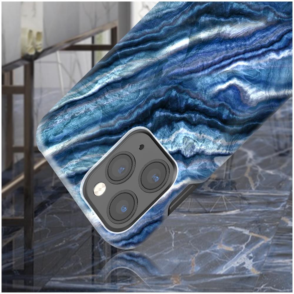Cover Resistente Iphone 11 Pro Design Trendy Indigo Swirl - Foto 2