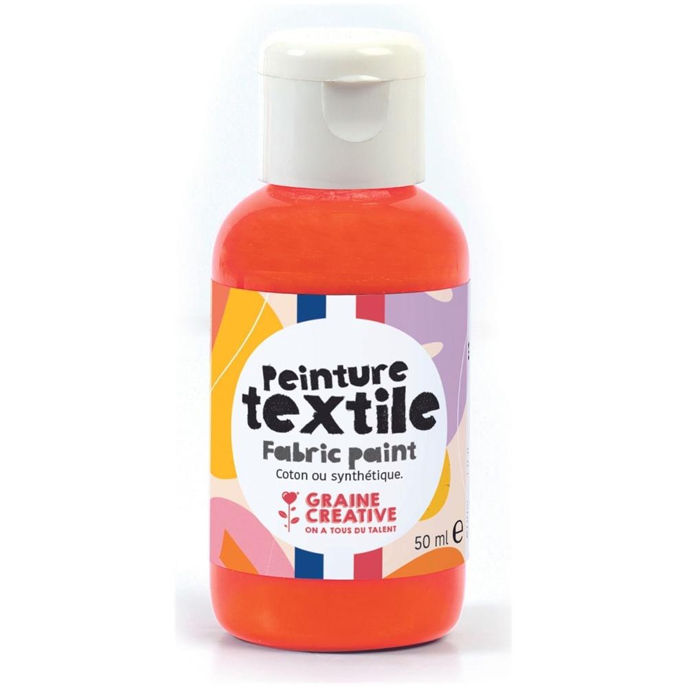 Vernice Tessile 50 Ml - Arancione Fluorescente - Foto 1