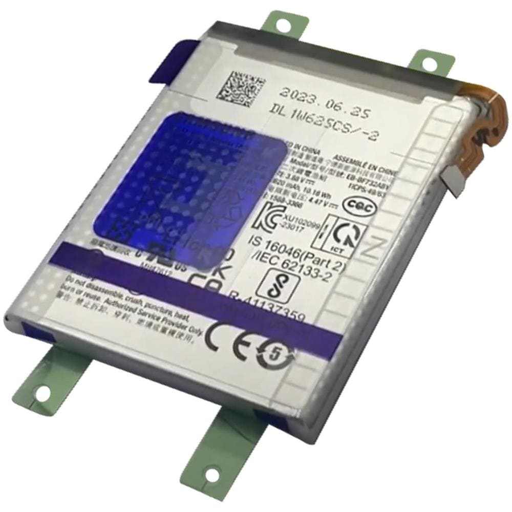 Batteria Secondaria Interna Per Galaxy Z Flip5 2620 Mah Originale Eb-bf733aby - Foto 1