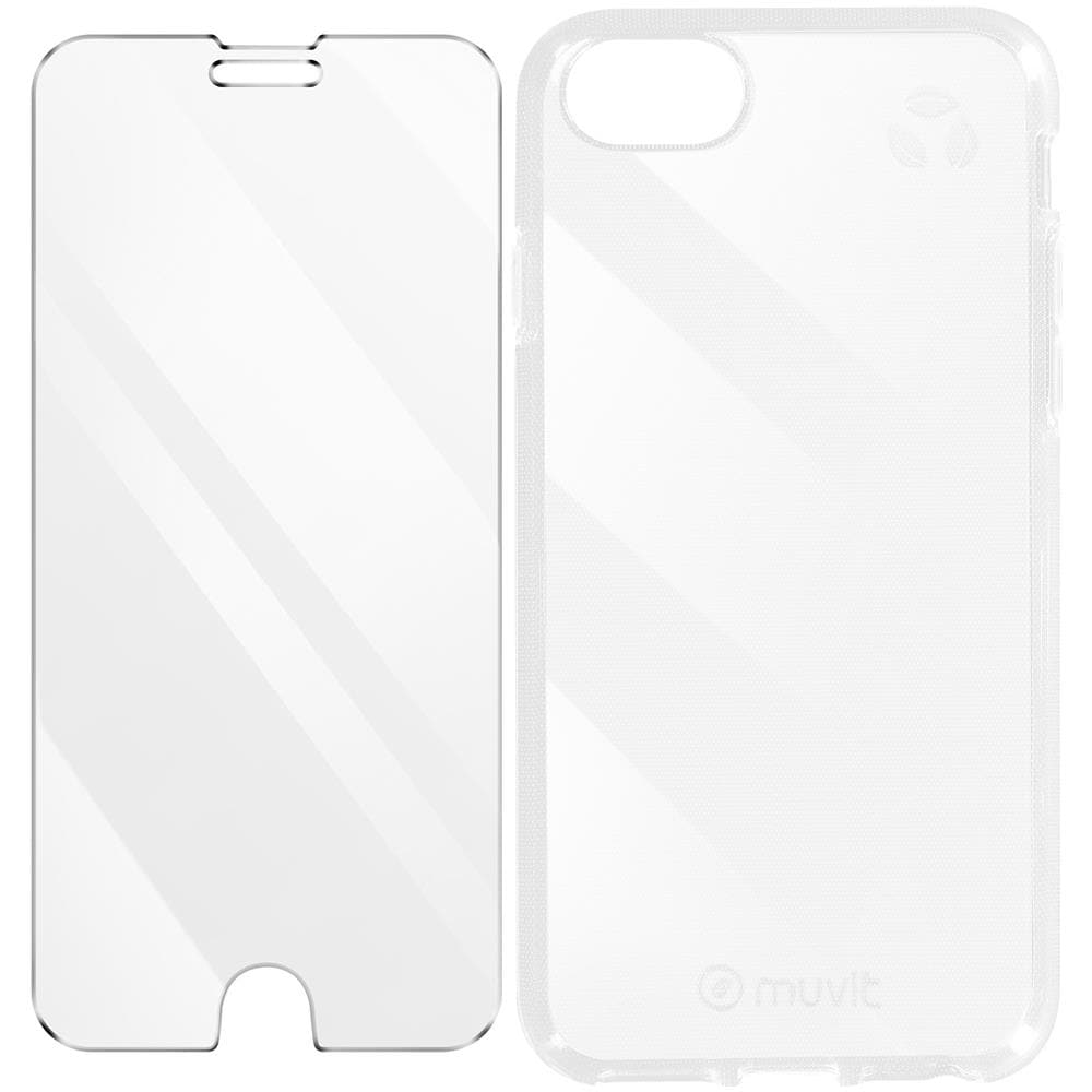 Cover E Vetro Temperato Per Iphone 6, 7, 8, Se 2020 E Se 2022 Trasparente - Foto 2