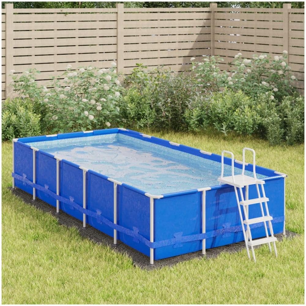 Telo Sotto Piscina Grigio Chiaro 420x220 Geotessile Poliestere - Foto 1