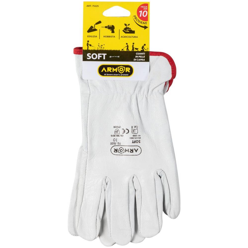 Guanti In Pelle Di Capra Soft Taglia 10 - Foto 3