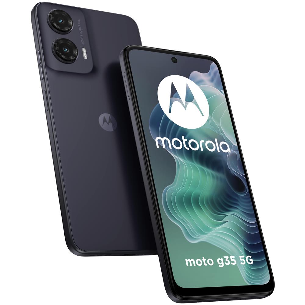 Moto G35 5G 256GB 4GB Ram Display 6.72" Main Camera 50MP Dual Sim 5000 mAh Midnight Black - Foto 1