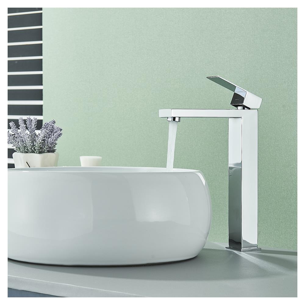 Rubinetto per lavabo da bagno, Blackswan, tipo M310, modello lungo cromato, misura 30,5 cm - Foto 4