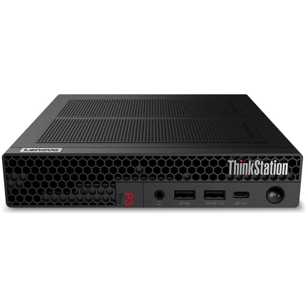 THINKSTATION P3 TINY GEN 2 WORKSTATION INTEL CORE ULTRA 7 265 RAM 32GB-SSD 1TB NVMe-NVIDIA RTX A400 4GB Windows 11 PRO Nero (30K5007HIX) - Foto 1