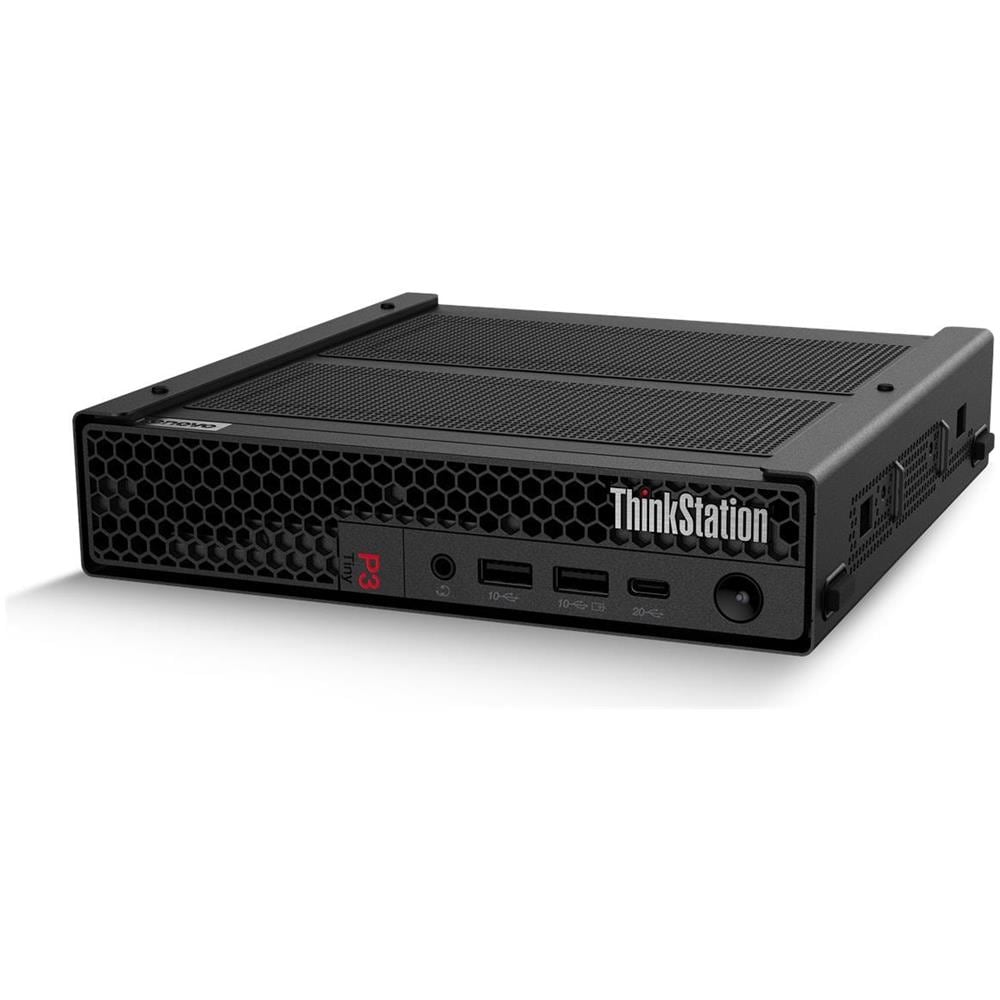 THINKSTATION P3 TINY GEN 2 WORKSTATION INTEL CORE ULTRA 7 265 RAM 32GB-SSD 1TB NVMe-NVIDIA RTX A400 4GB Windows 11 PRO Nero (30K5007HIX) - Foto 4