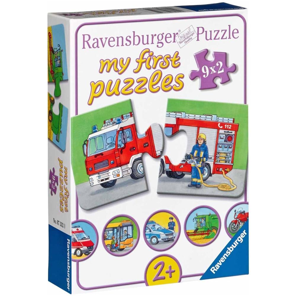 Puzzle Myfirst Veicoli Da Lavoro 9x2 pz 18 x 10 cm 07332 - Foto 2