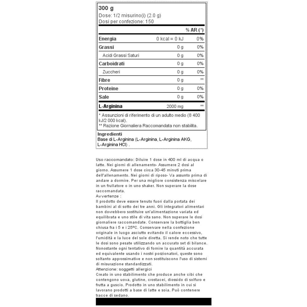 L-arginine 300 G - - Amino Acids - - Foto 2