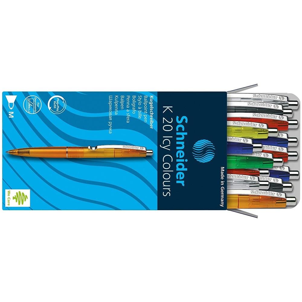 Penne Sfera K20 Icycolours Schneider P132000 - Conf. 20 Penne - Colori Ass. - Foto 1