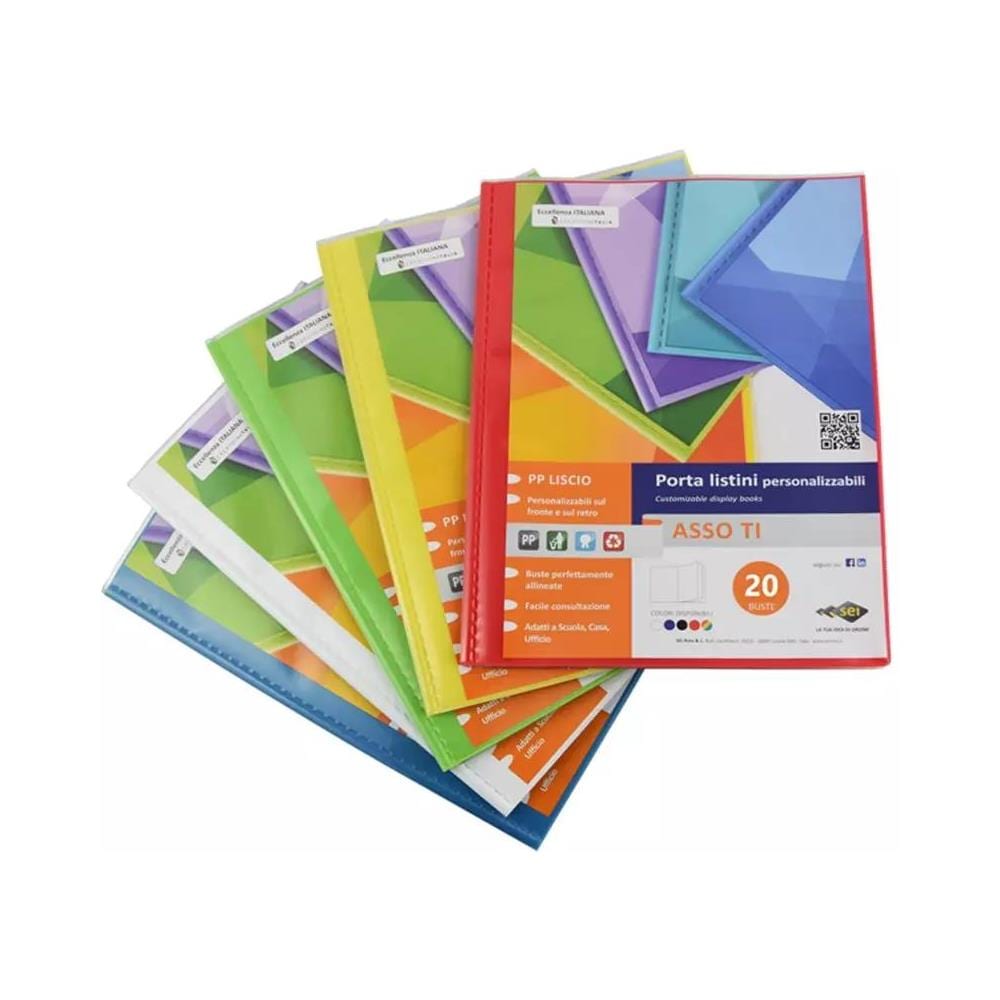 Portalistino Personalizzabile Asso TI - 22x30 cm - 20 Buste - Foto 1