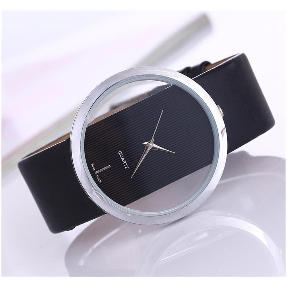 SLOWMOOSE - Orologio Da Donna Al Quarzo In Pelle Superiore, Orologio Da  Donna Rotondo Elegante Di Lusso Antico [ nero] - ePRICE