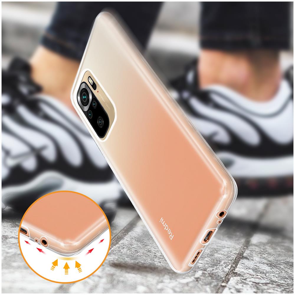 Cover Redmi Note 10 / 10s Silicone Sottile E Leggera Nera - Foto 2